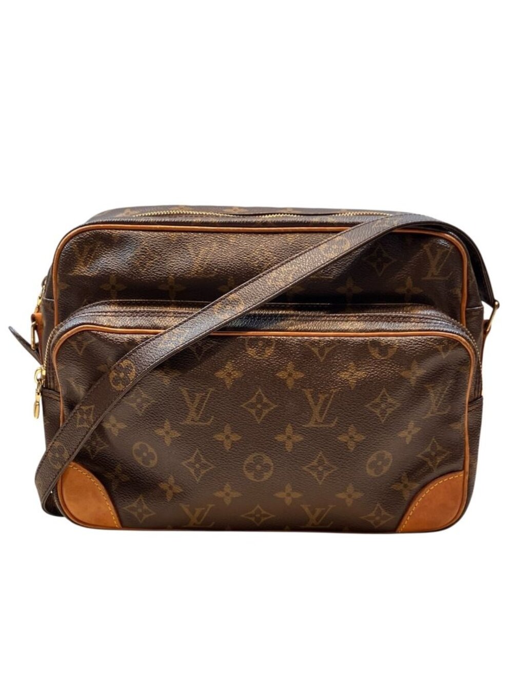 Louis Vuitton Nile Monogram Shoulder Bag Canvas